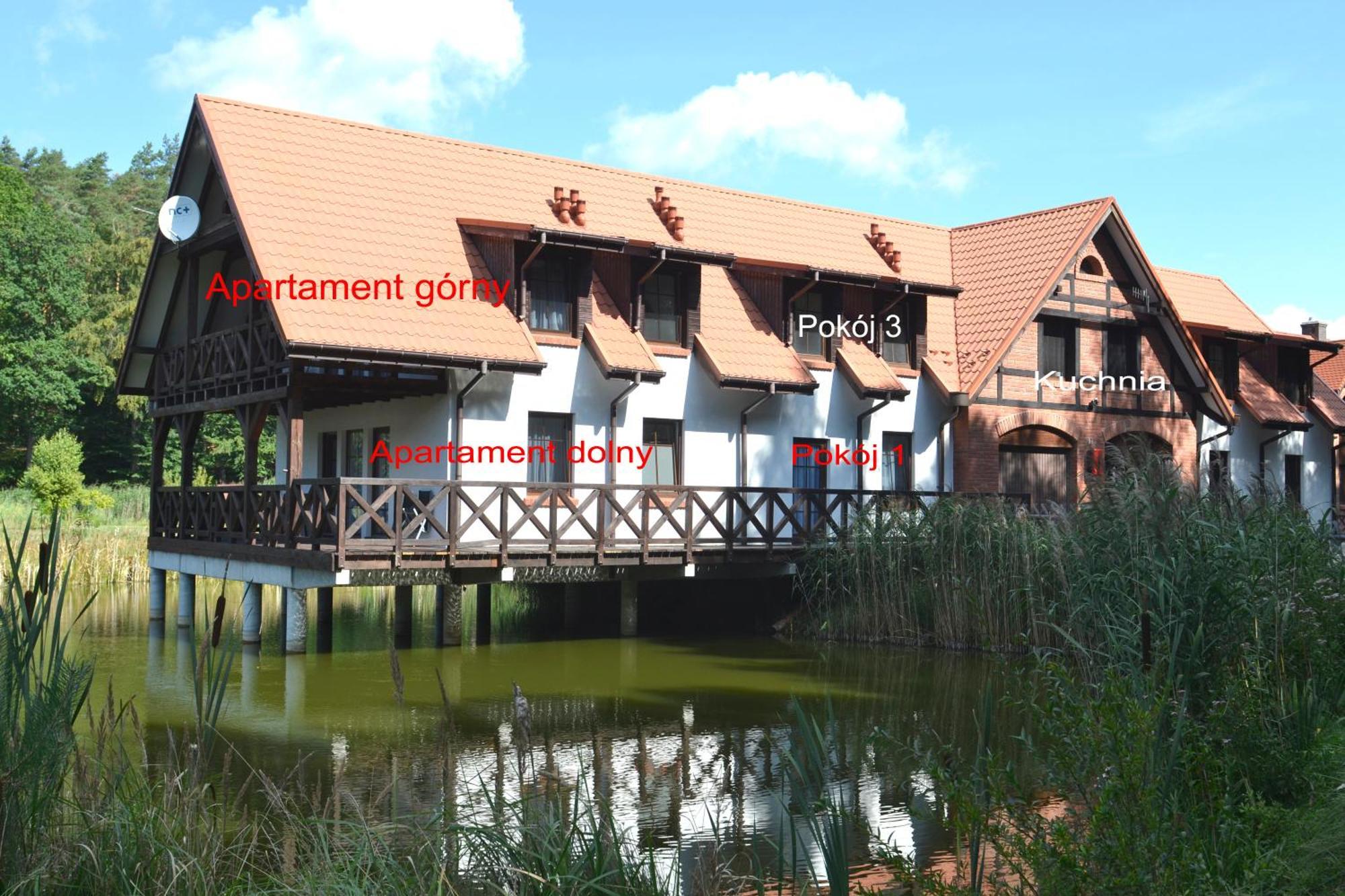 Apartamenty, Domki, Wedkowanie บาร์ลิเนค ภายนอก รูปภาพ